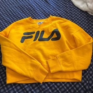 FILA unisex sweatshirt yellow